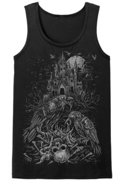 Murder Of Crows T-shirt -Vampirefreaks Sale Store crows mens tank top front