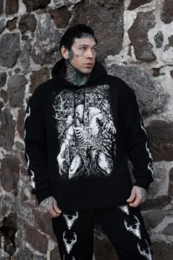 Wendigo Hoodie -Vampirefreaks Sale Store cryptid hoodie
