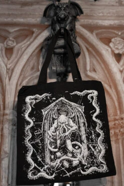 Shoulder Sling Zipper Tote Bag -Vampirefreaks Sale Store cthulhu bag