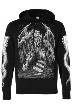 Cthulhu Mythos Hoodie -Vampirefreaks Sale Store cthulhu mythos hoodie mens outerwear 107572
