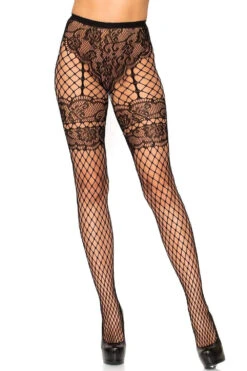 LEG AVENUE Tattooed Lace Tights