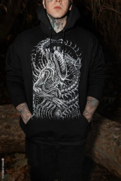 Alien Abduction Hoodie -Vampirefreaks Sale Store cyber punk clothing