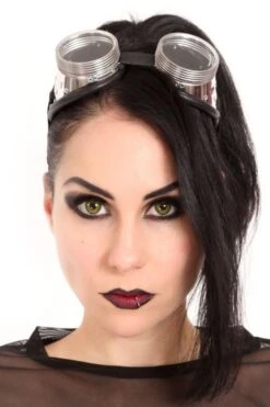 Cyber Steampunk Goggles - Clear Lens