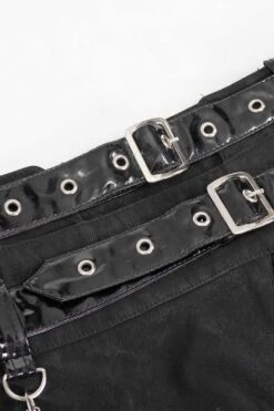 Cyberdoll Goth Leg Slit Skirt -Vampirefreaks Sale Store cyberdoll japanese goth slit skirt skirts 705512