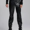 Badlands Studded Vegan Leather Moto Pants -Vampirefreaks Sale Store cyberpunk pants