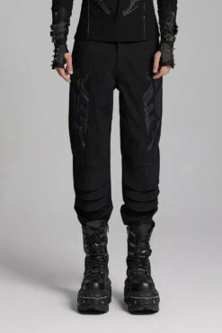 Black Pill Armored Moto Pants -Vampirefreaks Sale Store cyberpunk pants c554841b 3dce 4454 b393 8865f7966fe8