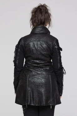 Cyberpunk Sabbath Coat [WOMENS] -Vampirefreaks Sale Store cyberpunk sabbath coat womens womens outerwear 520169