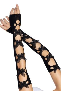 LEG AVENUE Dark Cottage Core Gloves