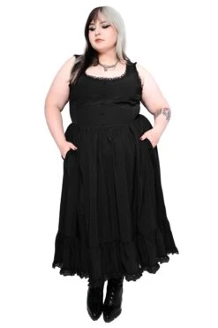 Alexandra Dress -Vampirefreaks Sale Store dark cottagecore dress with pockets