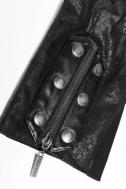 Dark Defender Coat [BLACK] [MENS] -Vampirefreaks Sale Store dark defender coat black mens mens outerwear 674144