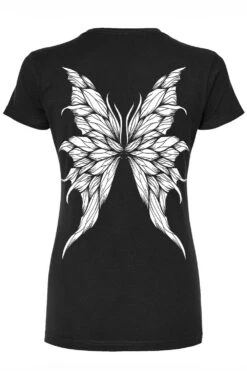 Dark Fairy T-shirt -Vampirefreaks Sale Store dark fairy womens tshirt back