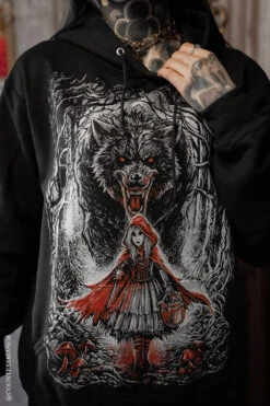Little Dead Riding Hood Hoodie -Vampirefreaks Sale Store dark fairytale hoodie