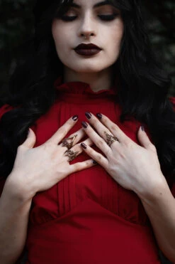 Spirescape Ring [Champagne Gold] -Vampirefreaks Sale Store dark fantasy rings