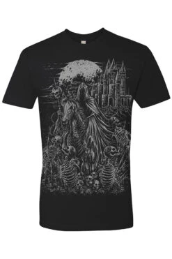 Dark Horseman T-shirt [Gray] -Vampirefreaks Sale Store dark horseman tshirt
