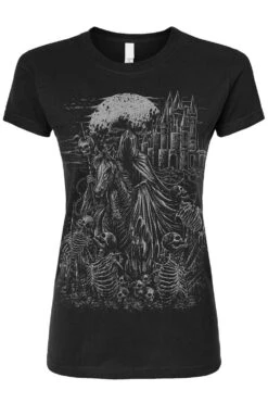 Dark Horseman T-shirt [Gray] -Vampirefreaks Sale Store dark horseman womens tshirt