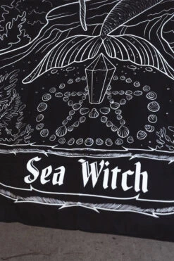 Sea Witch Oracle Tapestry -Vampirefreaks Sale Store dark mermaid fantasy tapestry