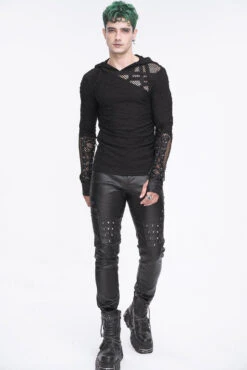 Dark One Hooded Top -Vampirefreaks Sale Store dark one hooded top mens tops 483595