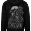 Dark Horseman Hoodie [Gray] -Vampirefreaks Sale Store dark rider hoodie back resize