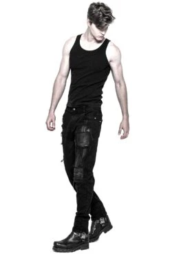 Dark Rider Patch Pants -Vampirefreaks Sale Store dark rider patch pants mens pants 399023