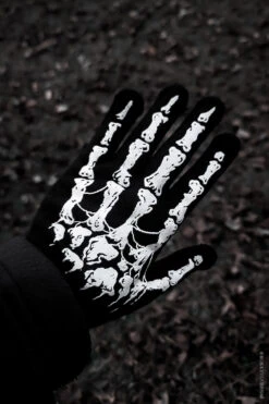 Dead Inside Skeleton Gloves [Full Finger] -Vampirefreaks Sale Store dead inside skeleton gloves full finger gloves armwarmers 613256