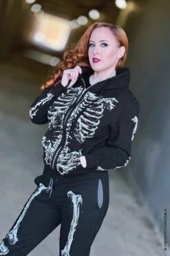 Dead Inside Skeleton Hoodie -Vampirefreaks Sale Store dead inside skeleton hoodie mens outerwear 128248