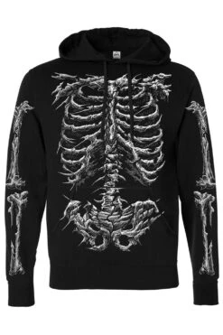 Dead Inside Skeleton Hoodie -Vampirefreaks Sale Store dead inside skeleton hoodie mens outerwear 902222