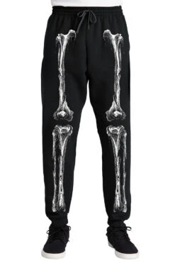 Dead Inside Skeleton Joggers -Vampirefreaks Sale Store dead inside skeleton joggers mens pants 840772