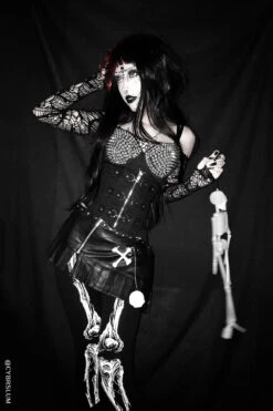 Dead Inside Skeleton Leggings -Vampirefreaks Sale Store dead inside skeleton leggings womens bottoms 210281