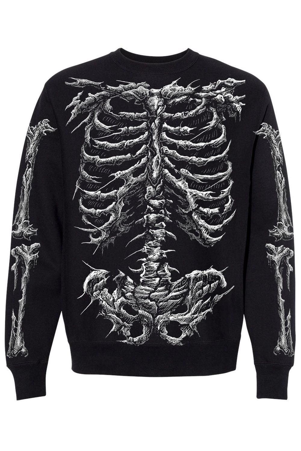 Dead Inside Skeleton Sweatshirt 2 Dead Inside Skeleton Sweatshirt - Image 2