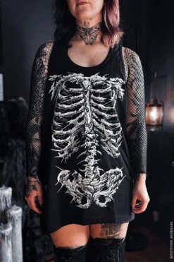 Dead Inside Skeleton T-shirt -Vampirefreaks Sale Store dead inside skeleton t shirt graphic t shirt 161101