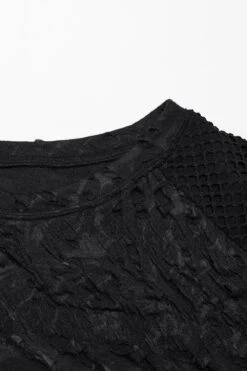 Dead Silence Distressed Long Sleeve Top -Vampirefreaks Sale Store dead silence distressed long sleeve top mens tops 391577