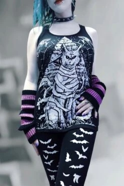 Dead Violets Striped Leg Warmers [Black/Purple] -Vampirefreaks Sale Store dead violets striped leg warmers blackpurple socks stockings 737863