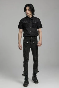 Death Army Military Goth Pants -Vampirefreaks Sale Store death army military goth pants mens pants 151650