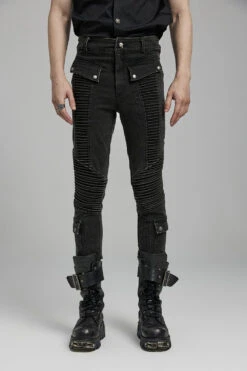Death Army Military Goth Pants