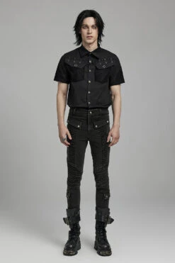 Death Army Military Goth Pants -Vampirefreaks Sale Store death army military goth pants mens pants 482403