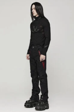 Death Hunter Distressed Top -Vampirefreaks Sale Store death hunter distressed top mens tops 839108