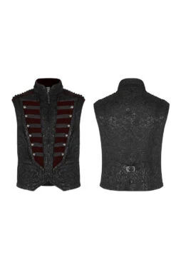 Death March Victorian Goth Vest -Vampirefreaks Sale Store death march victorian goth vest mens outerwear 281559