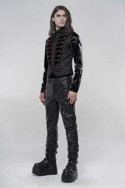 Death March Victorian Goth Vest -Vampirefreaks Sale Store death march victorian goth vest mens outerwear 406512
