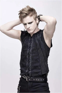 Death Squad Street Punk Top -Vampirefreaks Sale Store death squad street punk top mens tops 443096