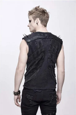 Death Squad Street Punk Top -Vampirefreaks Sale Store death squad street punk top mens tops 800337