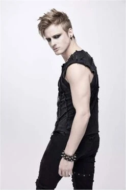 Death Squad Street Punk Top -Vampirefreaks Sale Store death squad street punk top mens tops 886670