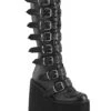 Death Stomp Punk Platform Boots [SWI815/B/PU]
