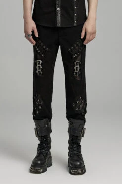 Deathly Pallor Punk Pants -Vampirefreaks Sale Store deathly pallor punk pants mens pants 188879