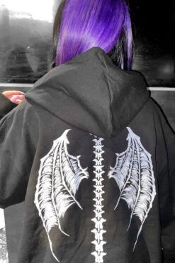 Demon Wings Hoodie -Vampirefreaks Sale Store demon wings hoodie zipper or pullover mens outerwear 553625