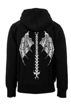 Demon Wings Hoodie -Vampirefreaks Sale Store demon wings hoodie zipper or pullover mens outerwear 708414