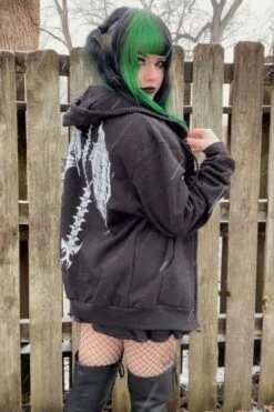 Demon Wings Hoodie -Vampirefreaks Sale Store demon wings hoodie zipper or pullover mens outerwear 994369