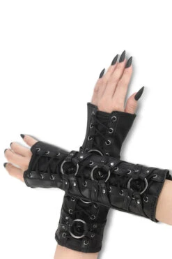 Demonia Arm Warmers [PAIR] -Vampirefreaks Sale Store demonia arm warmers pair gloves armwarmers 616629