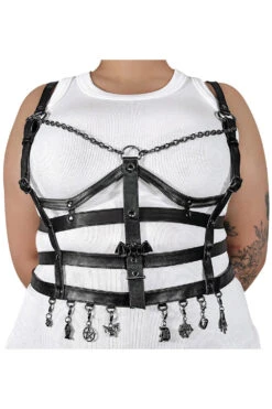 Demonia Cage Body Harness -Vampirefreaks Sale Store demonia cage body harness belts 791859