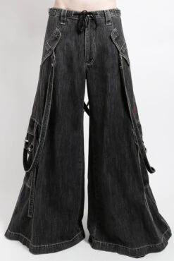 Tripp NYC Gothic Raver Pants [BLACK DENIM]