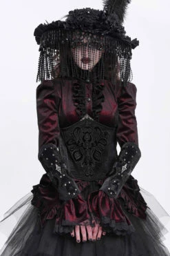 Crucible Studded Lace-Up Gloves -Vampirefreaks Sale Store devil fashion 7ca47424 c013 4f14 8aec 59f71f41dee2